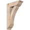 Ekena Millwork Thorton Traditional Smooth Bracket w/ Offset Brace, Douglas Fir, 7 1/2"W x 22"D x 34"H BKT0806X22X34THR01SDF - alternate 1